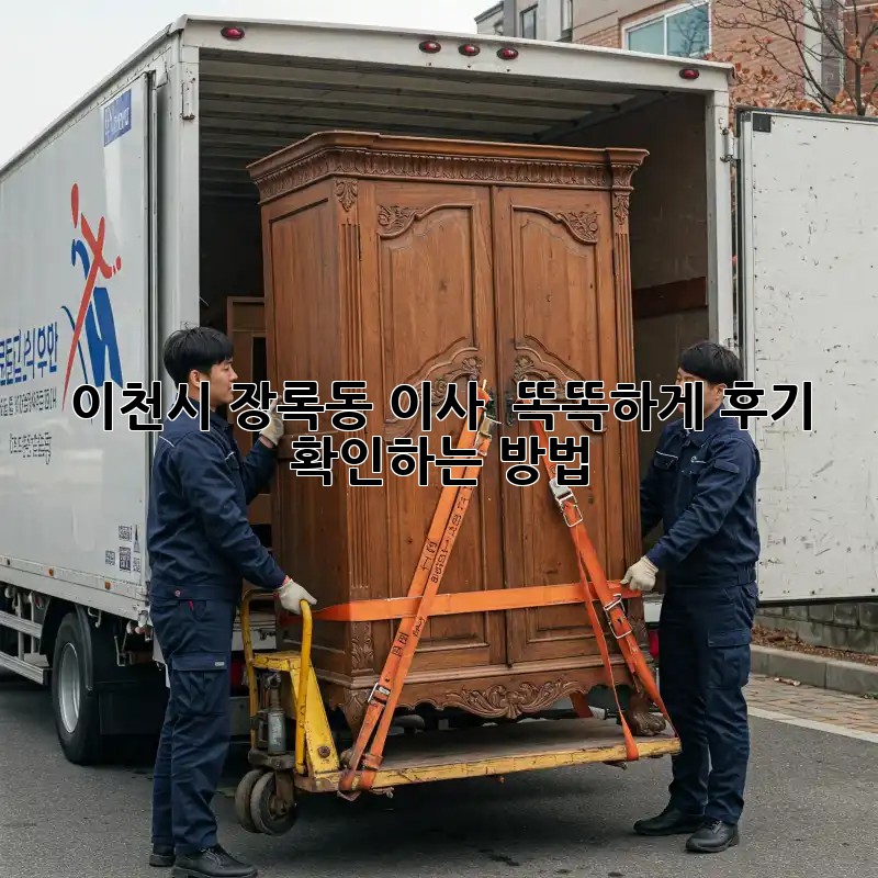 이천시 장록동 이사 🏡 똑똑하게 후기 확인하는 방법!