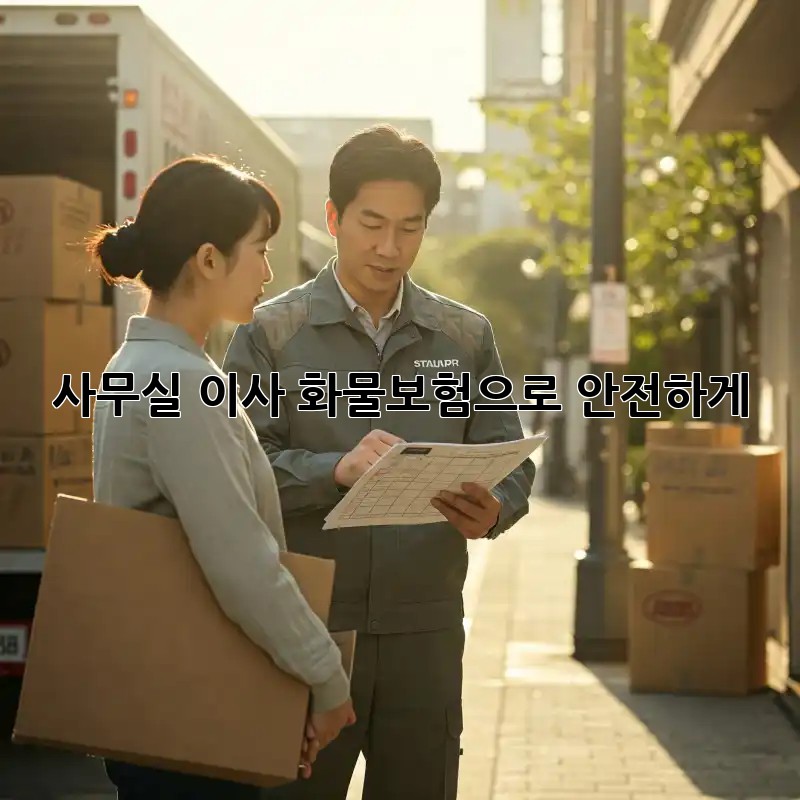 사무실 이사? 화물보험으로 안전하게!