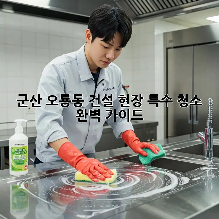 군산 오룡동 건설 현장 특수 청소 완벽 가이드