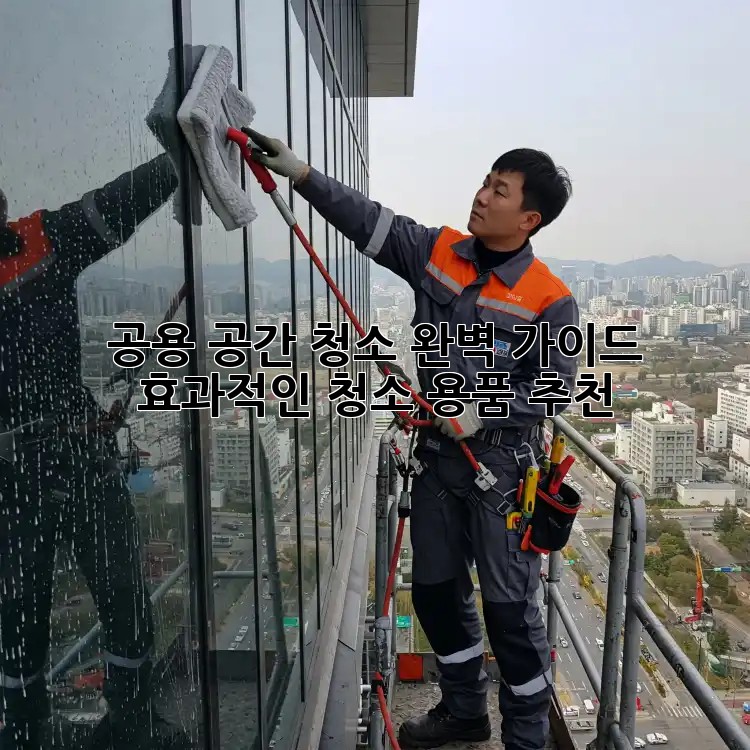 공용 공간 청소 완벽 가이드: 효과적인 청소 용품 추천