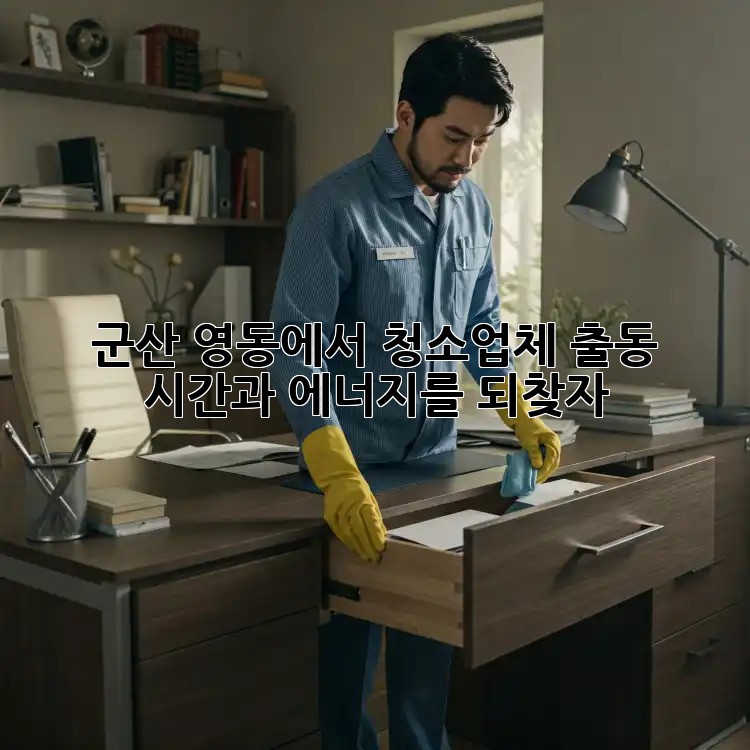 군산 영동에서 청소업체 출동! 시간과 에너지를 되찾자!