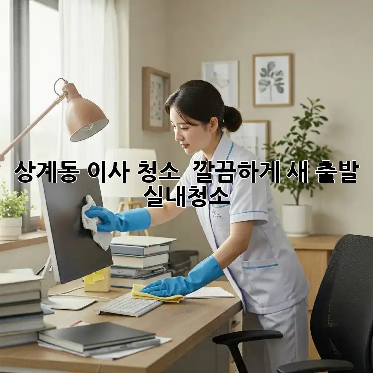 상계동 이사 청소 ✨ 깔끔하게 새 출발! 🏡 #실내청소