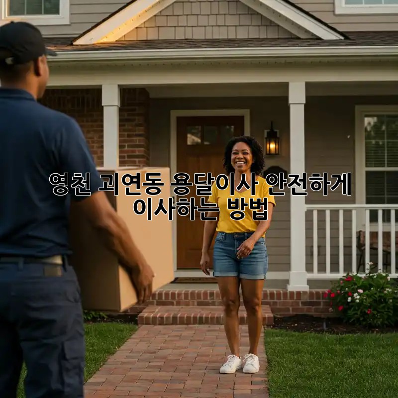 영천 괴연동 용달이사, 안전하게 이사하는 방법!