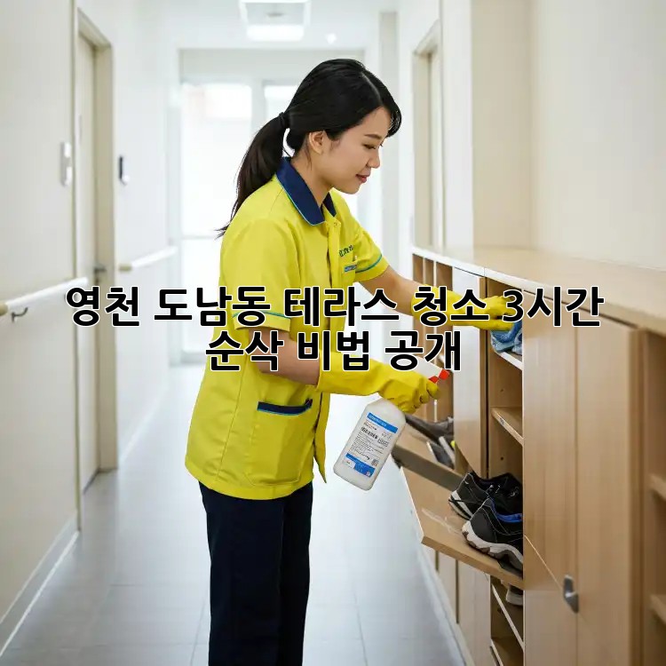 ✨영천 도남동 테라스 청소✨ 3시간 순삭 비법 공개! 🤫