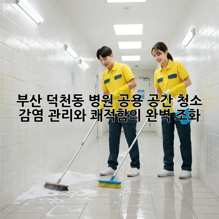 부산 덕천동 병원 공용 공간 청소, 감염 관리와 쾌적함의 완벽 조화