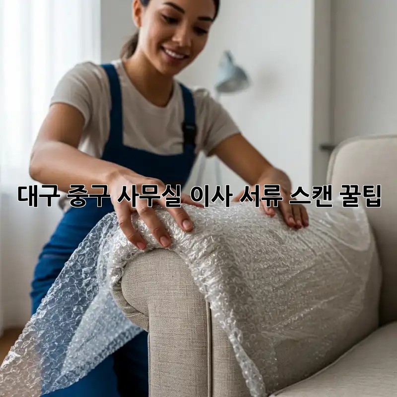 대구 중구 사무실 이사? 서류 스캔 꿀팁!