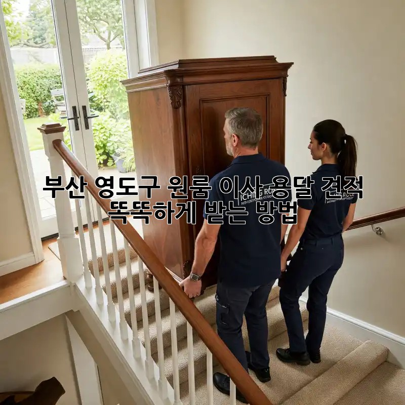 부산 영도구 원룸 이사? 용달 견적 똑똑하게 받는 방법!