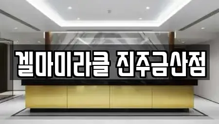 겔마미라클 진주금산점