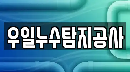 우일누수탐지공사