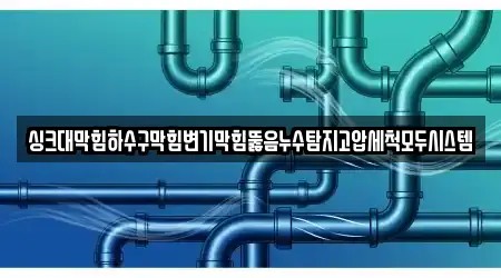 싱크대막힘하수구막힘변기막힘뚫음누수탐지고압세척모두시스템