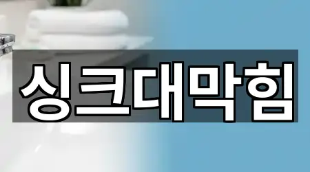 서울특별시 영등포동6가 싱크대막힘 5곳 주소 검색