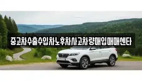 강원특별자치도 원주시 단계동 중고차매입 전문 중고차수출수입차노후차사고차량매입매매센타