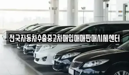 경기 이천시 모가면 중고차매매 전문 전국자동차수출중고차매입매매판매시세센터