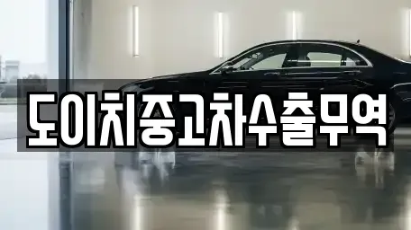 광주 광산구 임곡동 중고차 전문 도이치중고차수출무역