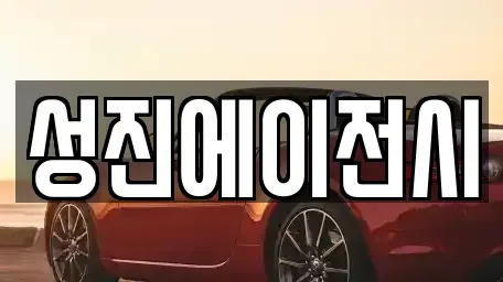 부산 사상구 주례동 중고차매매 전문 성진에이전시