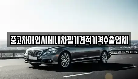 부산 사상구 주례동 중고차매입 전문 중고차매입시세내차팔기견적가격수출업체