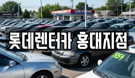 서울특별시 서대문구 창천동 단기렌트카 전문 롯데렌터카 홍대지점