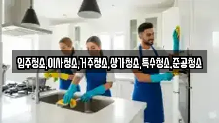 입주청소,이사청소,거주청소,상가청소,특수청소,준공청소