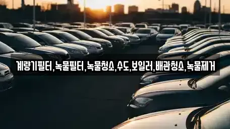 전라남도 순천시 석현동 렌트카 전문 계량기필터,녹물필터,녹물청소,수도,보일러,배관청소,녹물제거