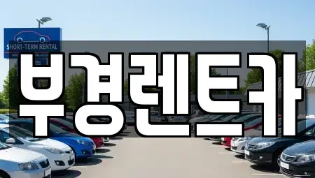 전라남도 영광군 홍농읍 렌트카 전문 부경렌트카