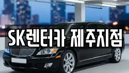 제주 제주시 오라삼동 렌트카 전문 SK렌터카 제주지점